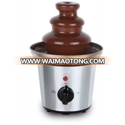 Chocolate Fondue Fountain / 3 tiers stainless steel / mini cheap model